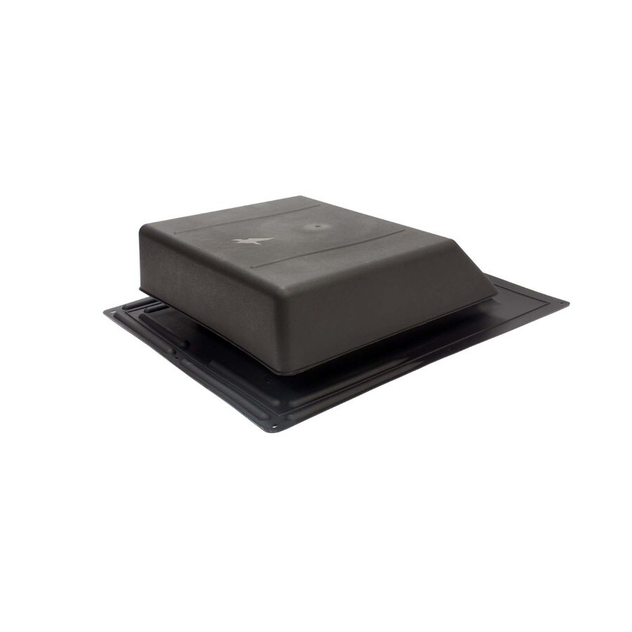 Air Vent Black Plastic SlantBack Roof Louver at