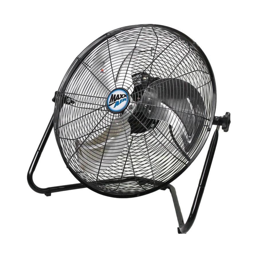 MaxxAir 20in 3Speed Indoor Black Air Mover Fan in the Portable Fans department at