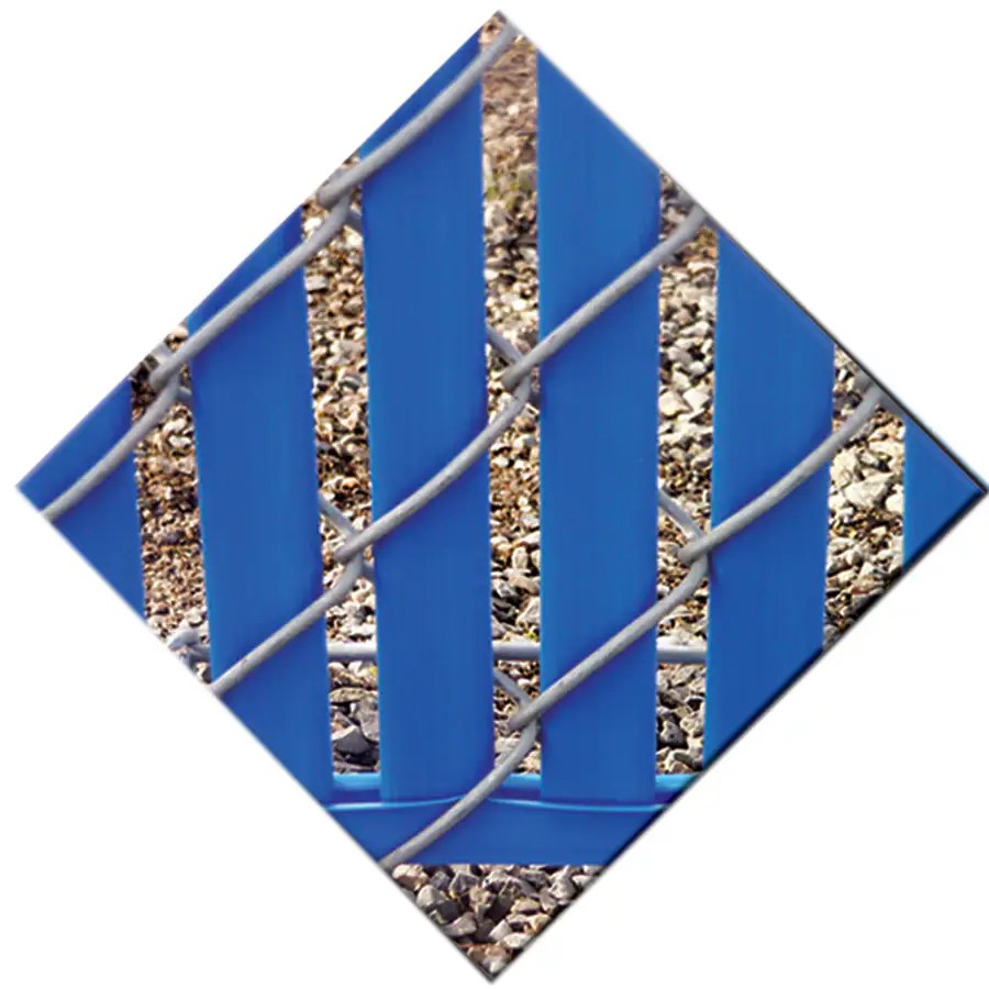 82Pack Blue ChainLink Fence Privacy Slats (Fits Common Fence Height