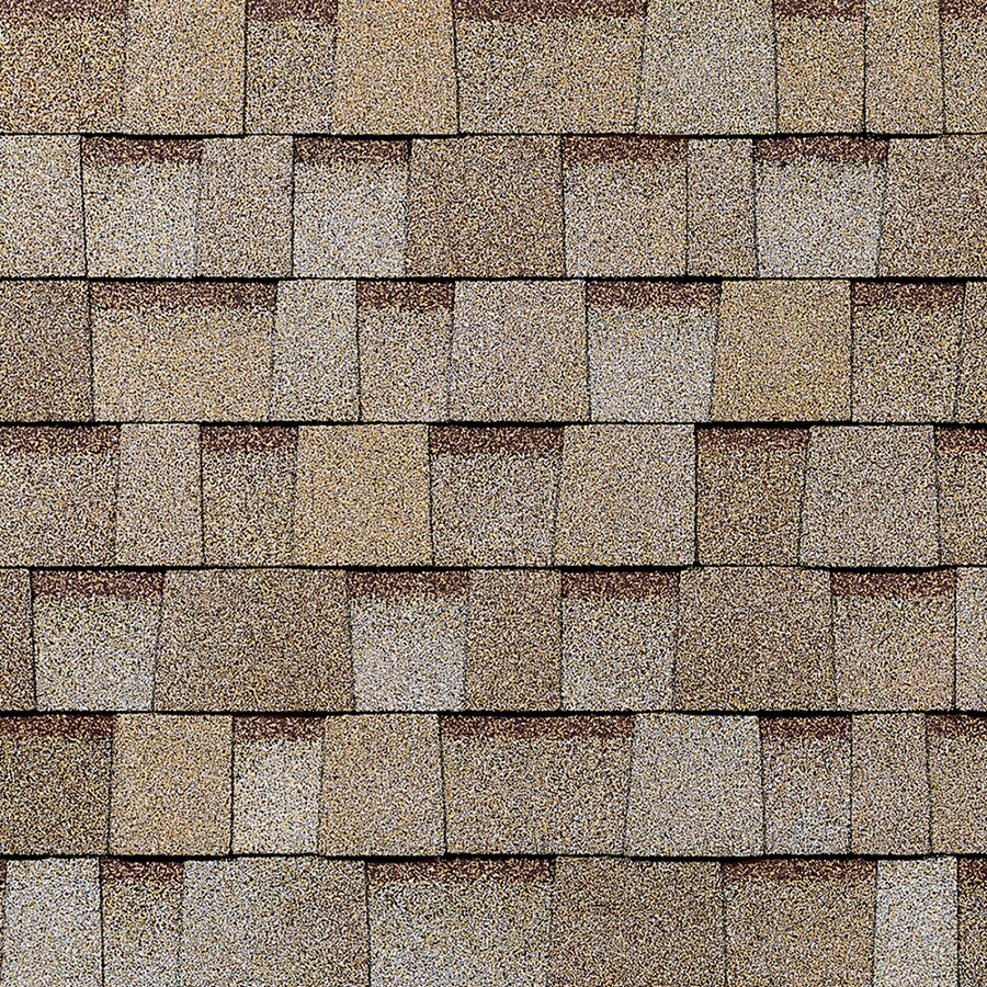 Owens Corning Laminate Amber Fiberglass Roofing Shingle at