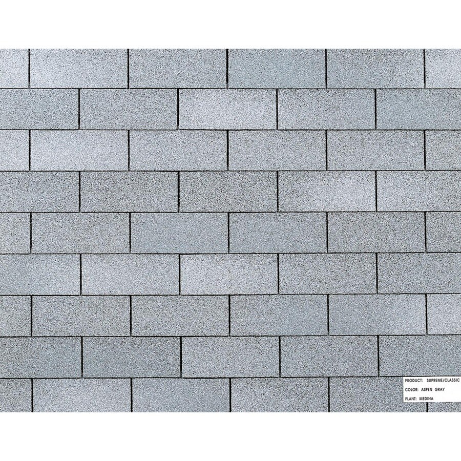 Shop Owens Corning Aspen Gray Roof Shingles at