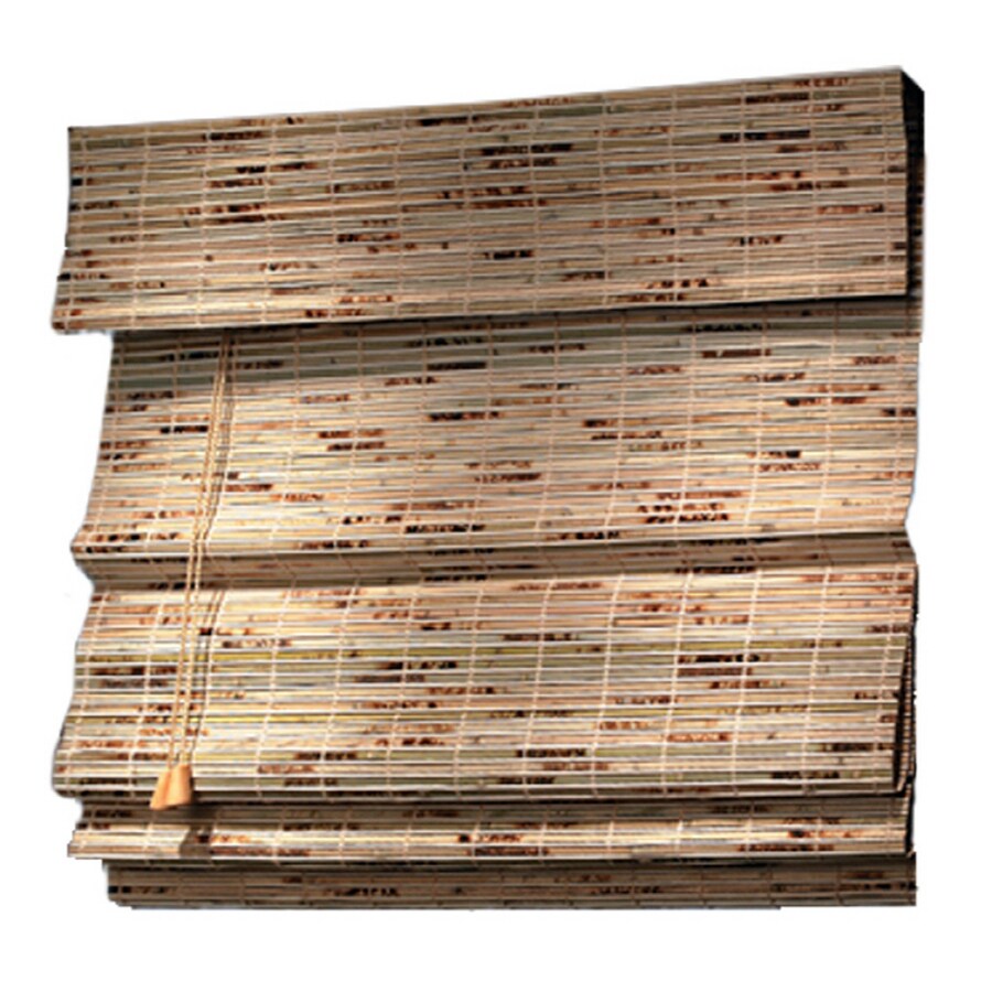 Style Selections Natural Light Filtering Bamboo Natural Roman Shade