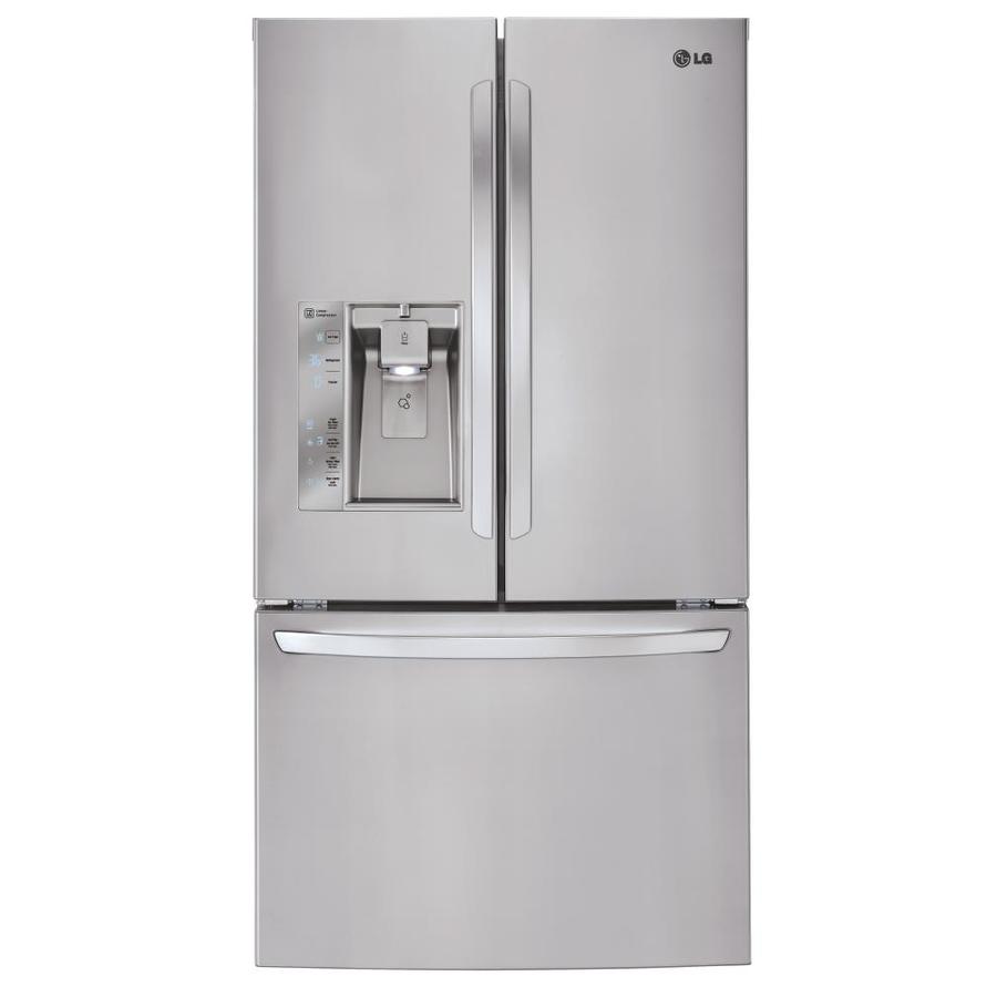 LG 31.7cu ft French Door Refrigerator with Ice Maker (Stainless Steel