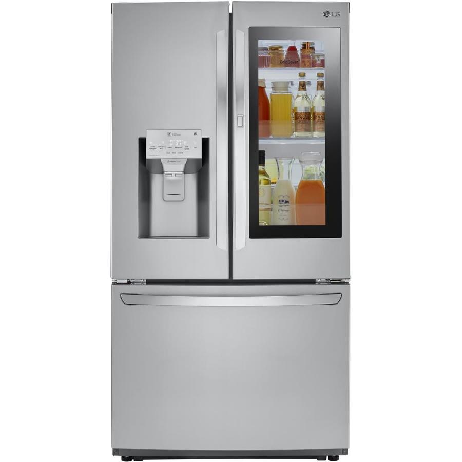 LG InstaView 26cu ft French Door Refrigerator with Dual Ice Maker and