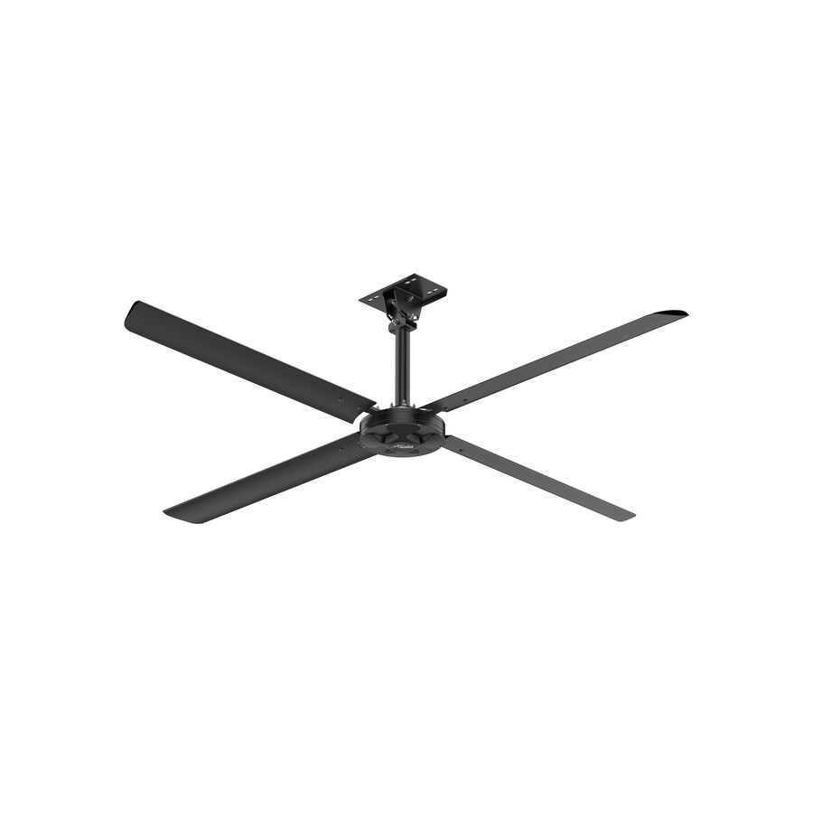 Hunter Industrial XP Shop Fan 110Volt Single Phase 120in Satin Black