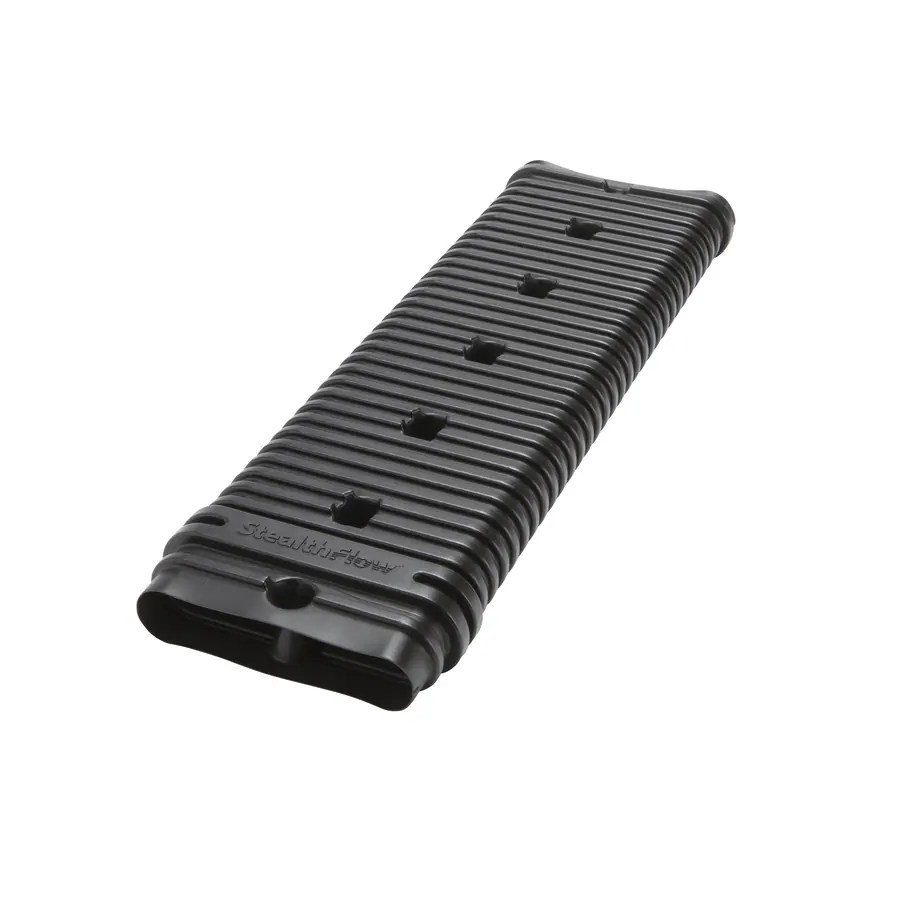 Amerimax StealthFlow 24 in. Extender 24.5in Black Vinyl Downspout