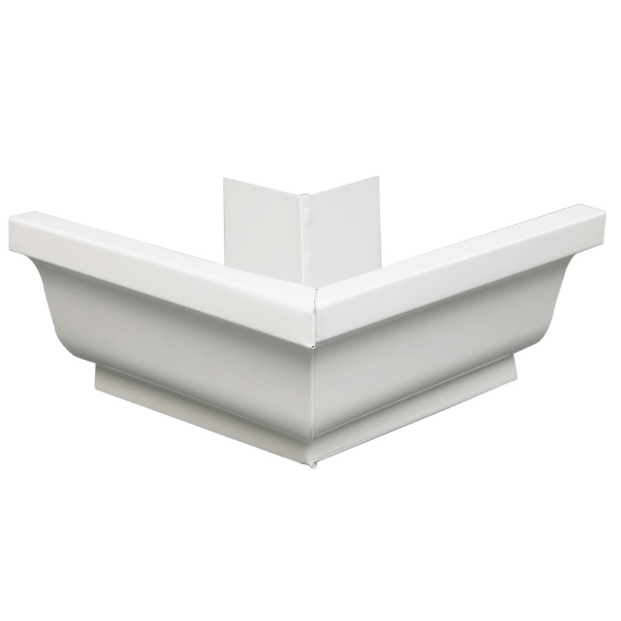 Amerimax 7.5in x 7.5in K Style Gutter Outside Corner at
