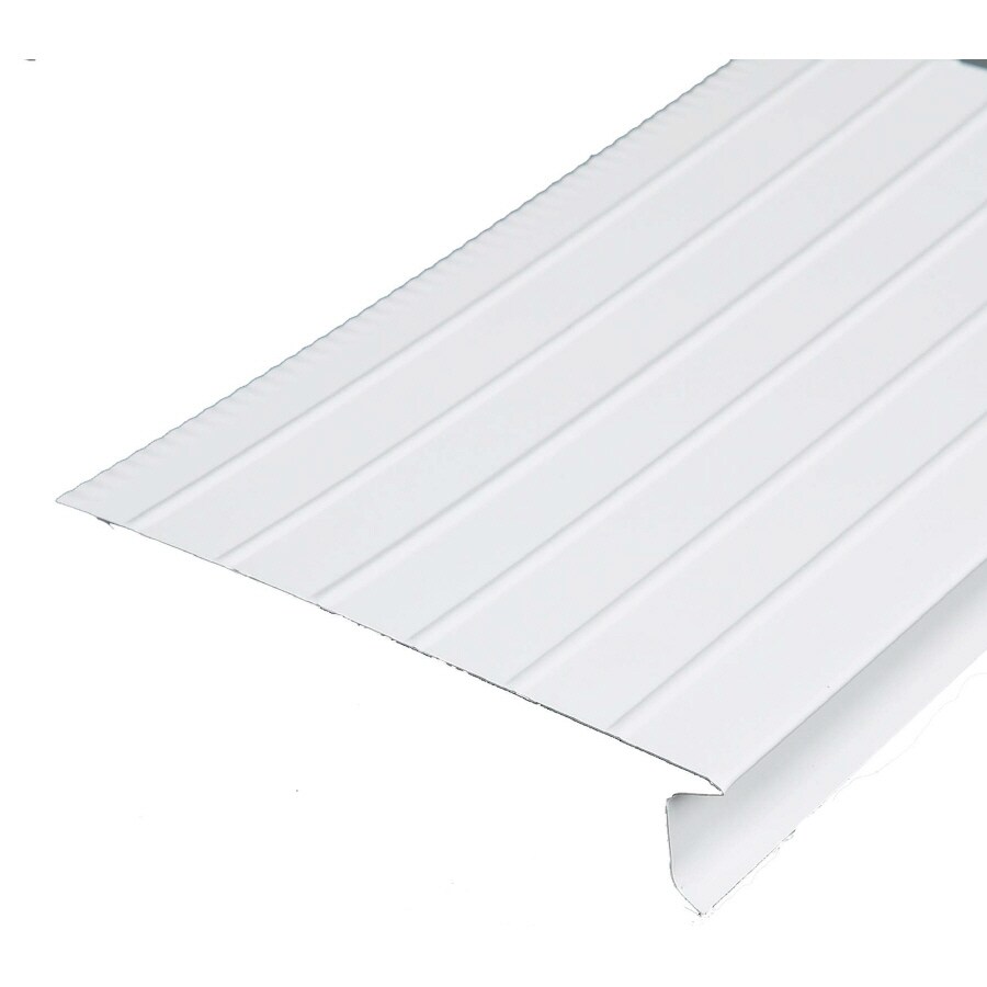 Amerimax F8 6in x 10ft White Aluminum Drip Edge in the Drip Edges