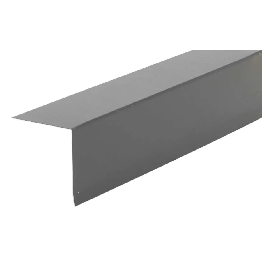 Amerimax 1.5in x 10ft Galvanized Steel Drip Edge at