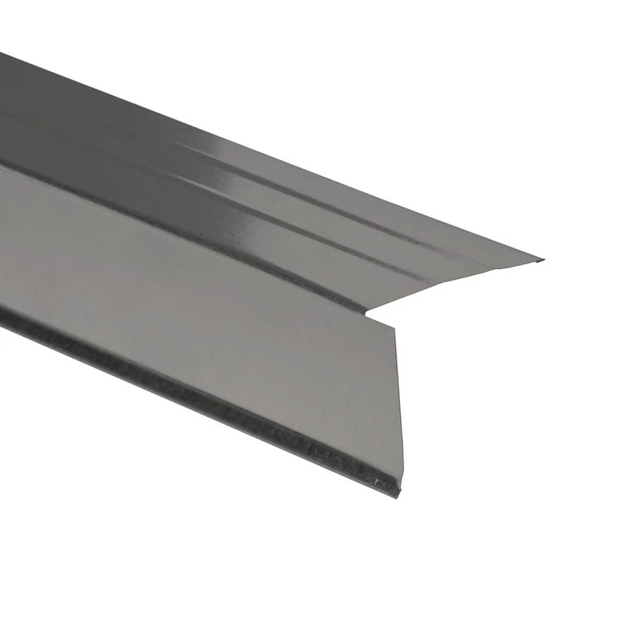 Amerimax 2.5in x 10ft Galvanized Steel Drip Edge at