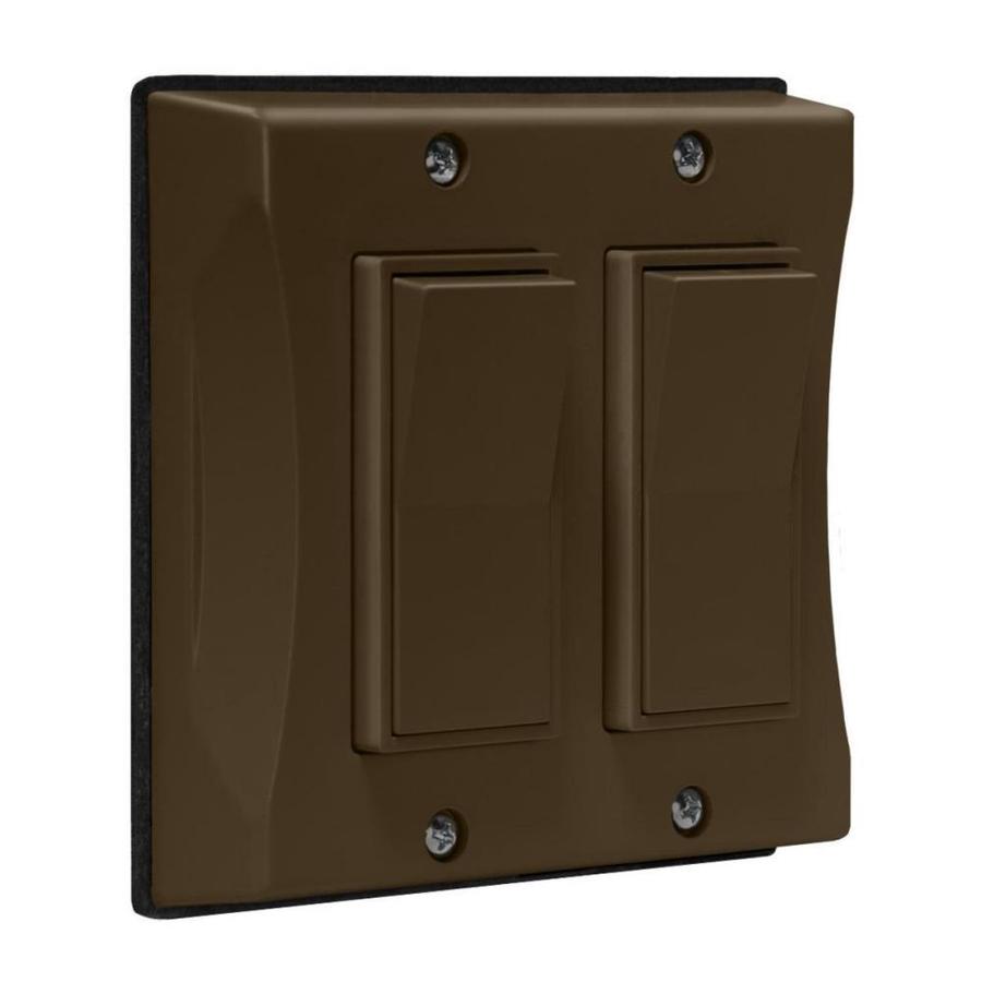 BELL 2Gang Square Plastic Electrical Box Cover in the Electrical Box