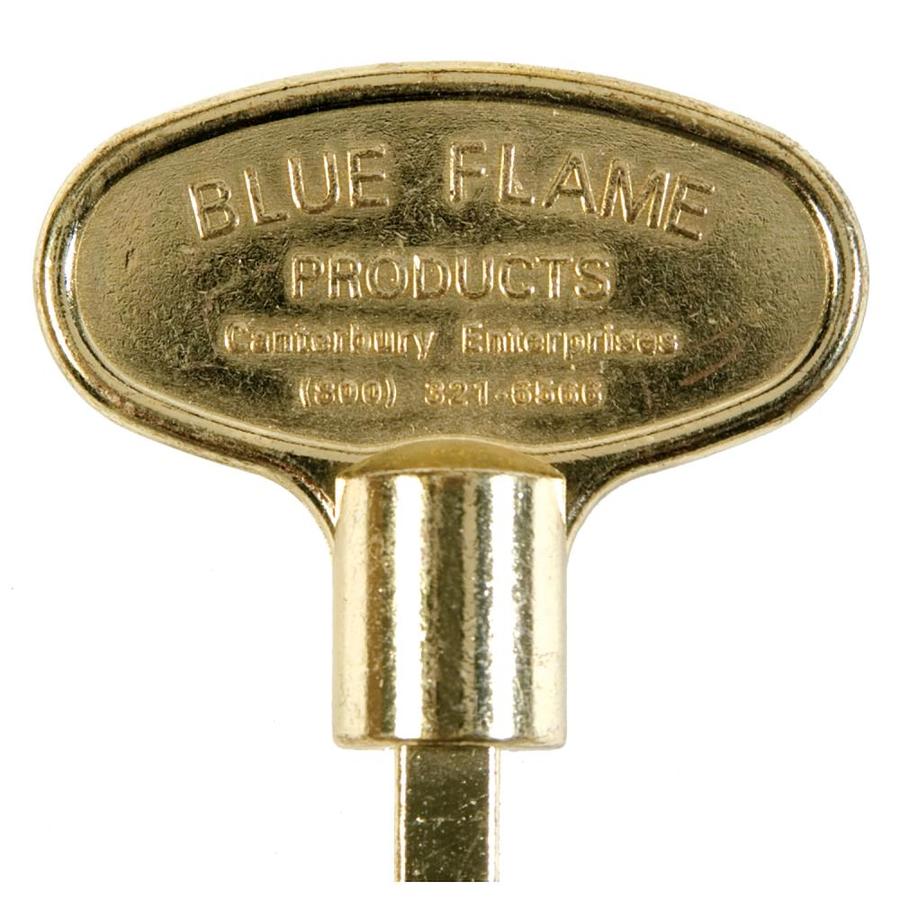 Shop Blue Flame Universal Polished Brass Gas Valve Key at