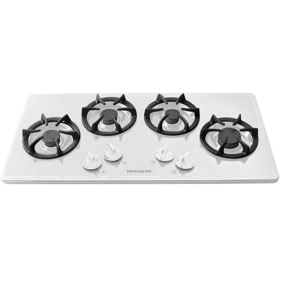Frigidaire Gas Cooktop (White) 36in; Actual 36in) at
