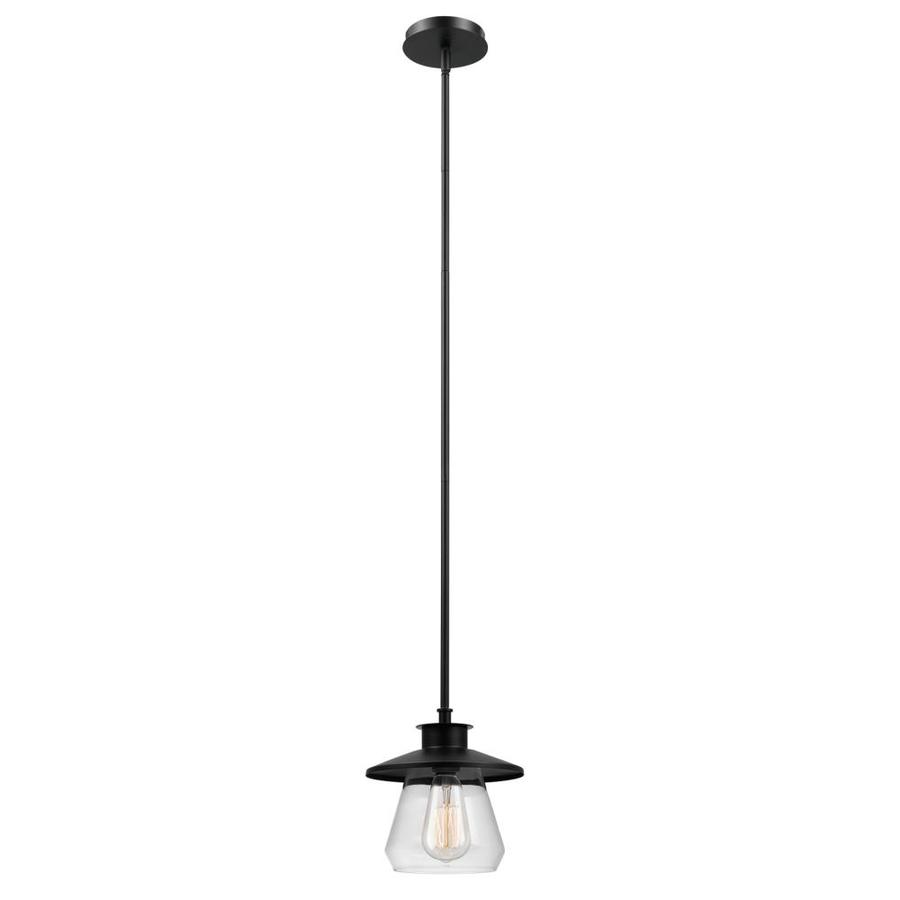 Globe Electric Nate Oil Rubbed Bronze Industrial Clear Glass Bell