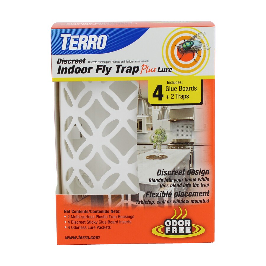 TERRO Discreet Indoor Fly Trap Plus Lure in the Insect Traps