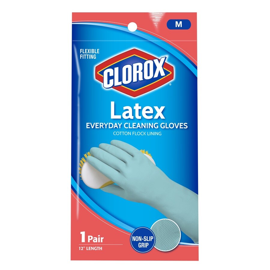 Clorox 2Count Medium Latex Cleaning Gloves at