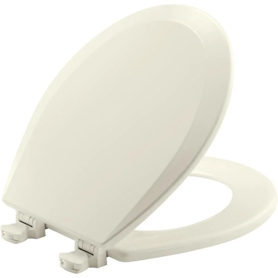Bemis LiftOff Biscuit Round Toilet Seat in the Toilet Seats department