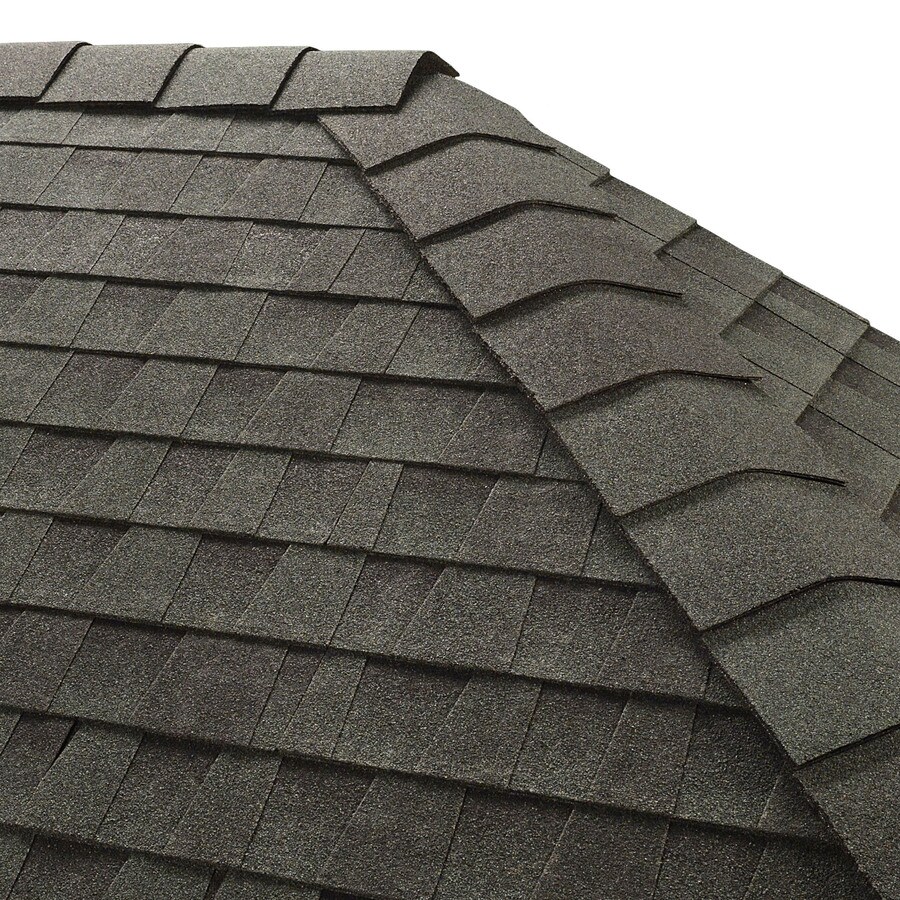 GAF Timbertex 20lin ft Hunter Green Laminated Hip and Ridge Roof