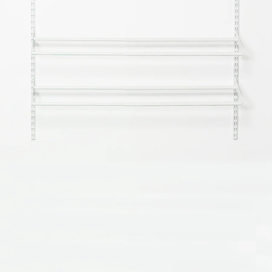 ClosetMaid 8 Pair White Metal Shoe Rack at