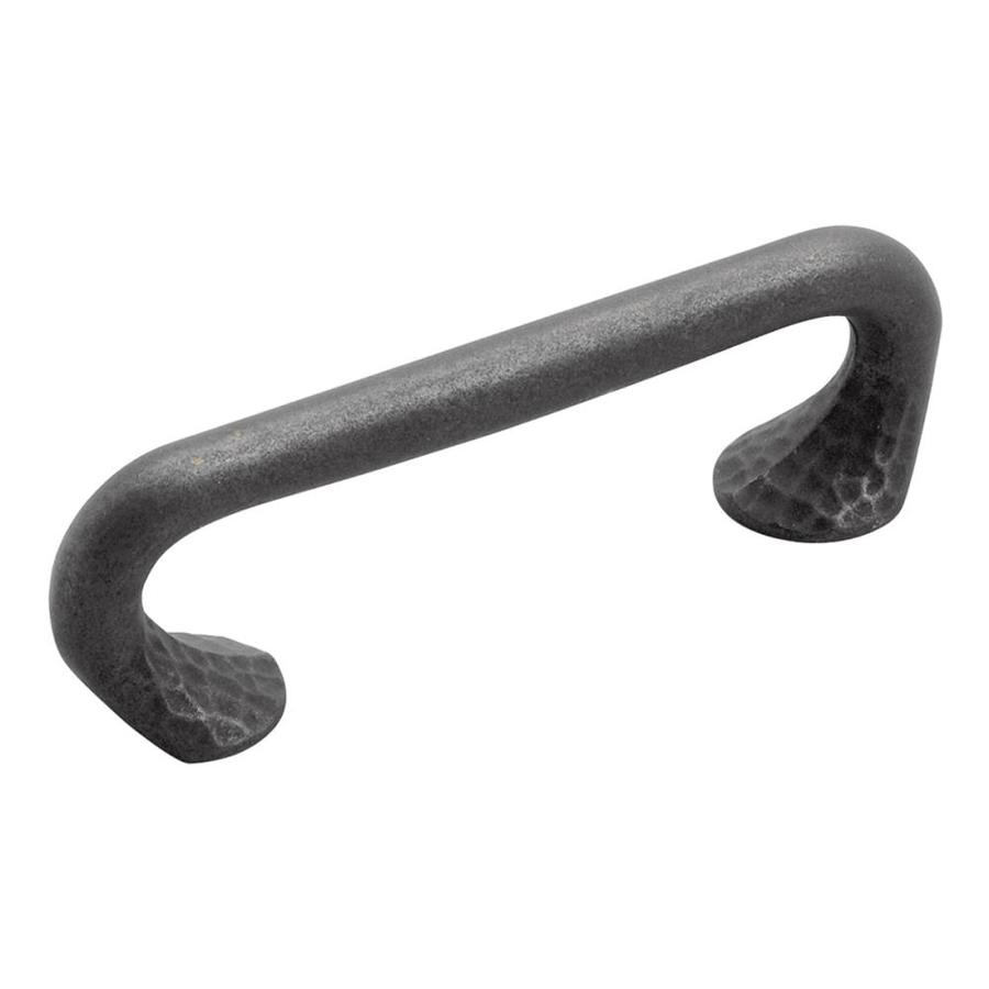 Hickory Hardware 3in CentertoCenter Black Iron Craftsman Bar