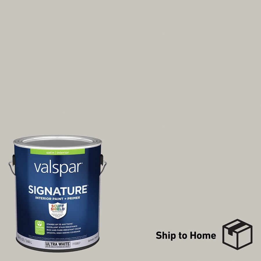 Valspar Signature Satin Alpaca Hgsw2467 Interior Paint (1Gallon) in