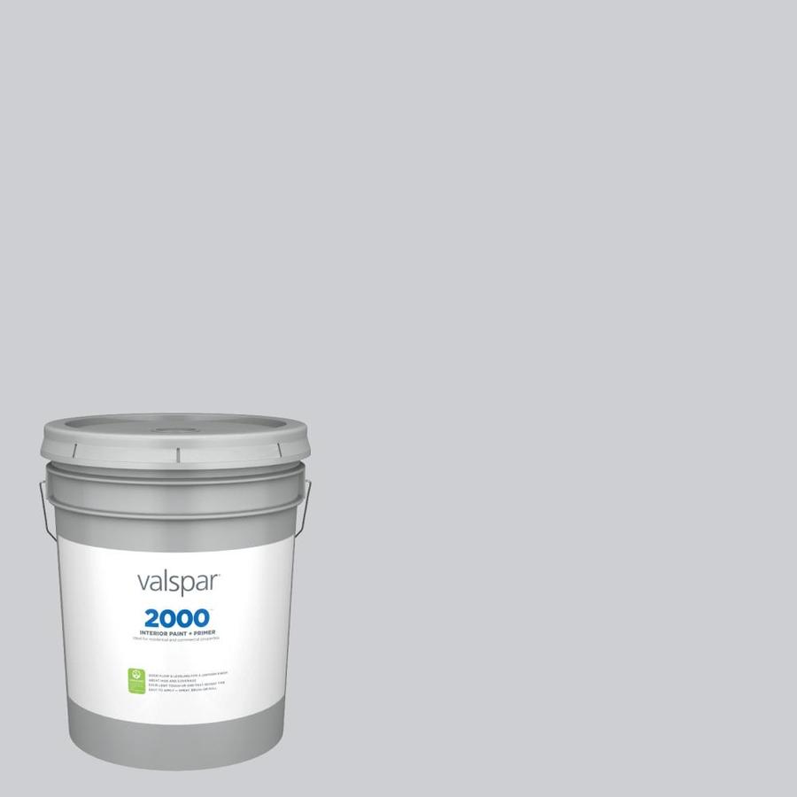 Valspar 2000 Flat Silver Leaf 40061a Interior Paint (5Gallon) in the