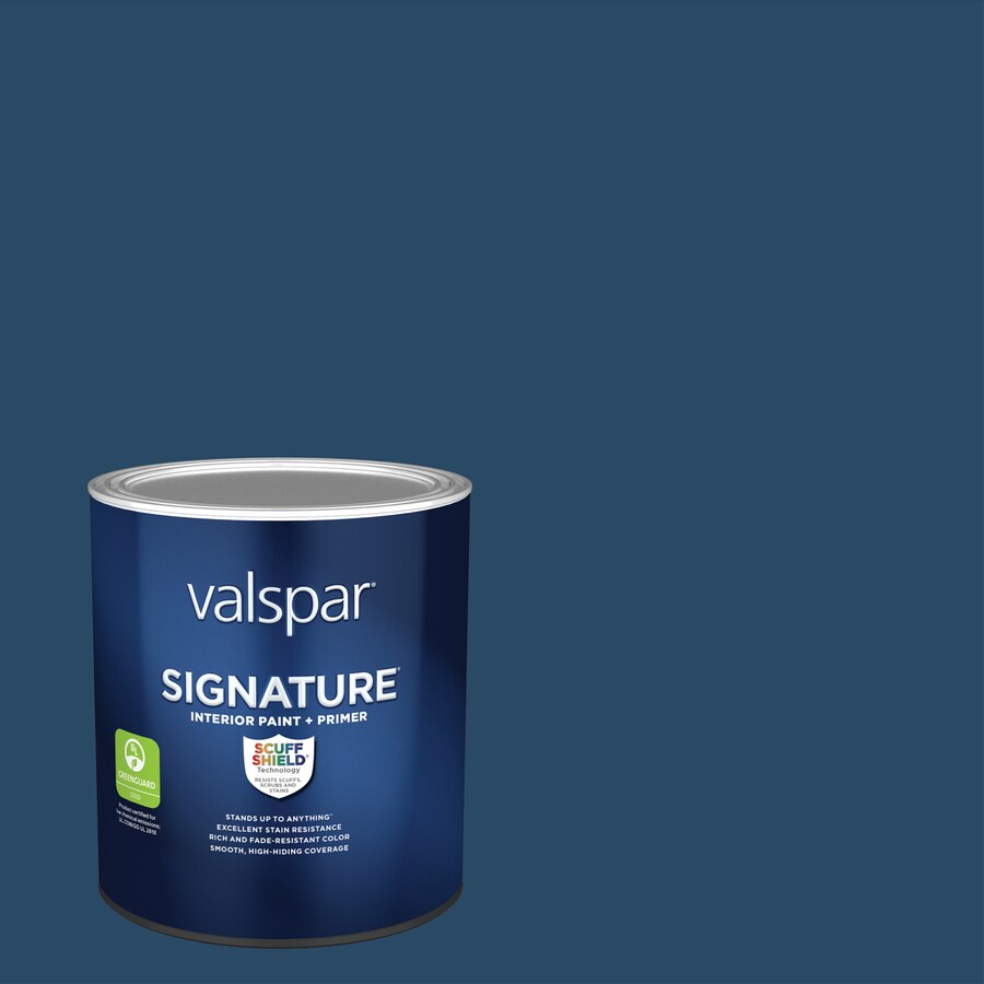 Valspar Signature Eggshell Indigo Cloth 40097 Interior Paint (1Quart