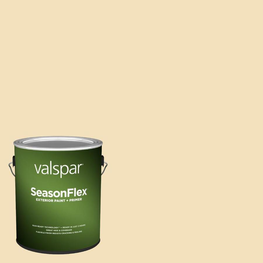 Valspar SeasonFlex Satin Homey Cream 30076b Exterior Paint (1Gallon