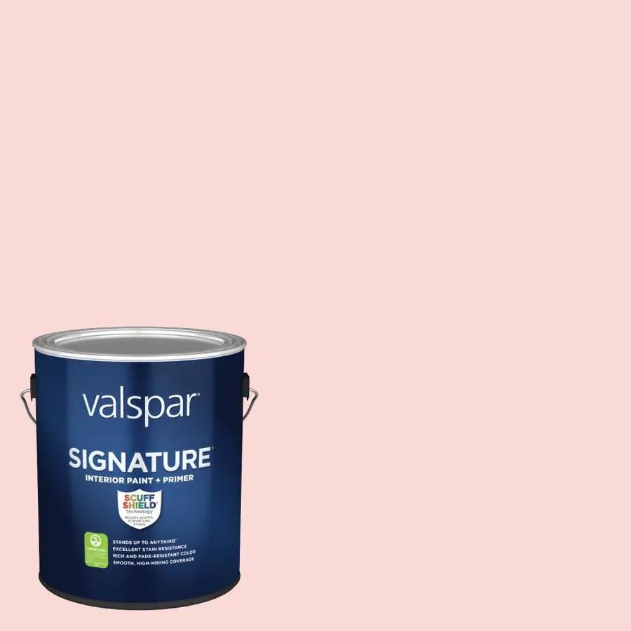 Valspar Signature Satin Baby Blush 10082c Interior Paint (1Gallon) in