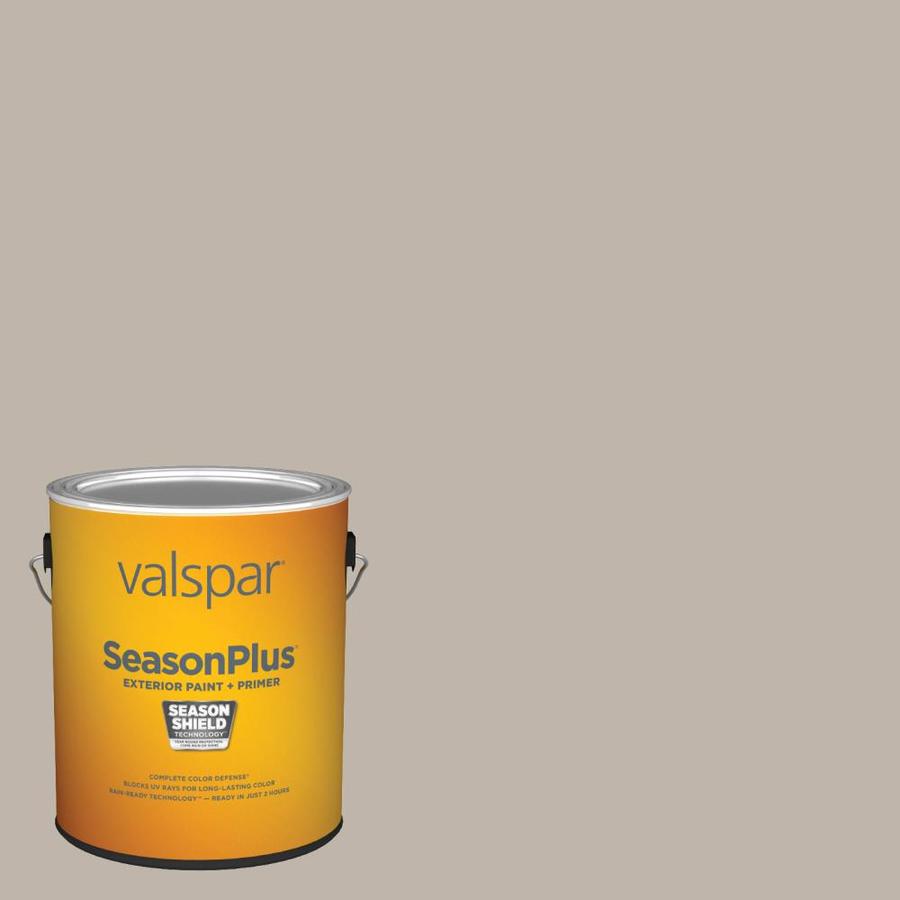 Valspar SeasonPlus Flat Anew Gray Hgsw3466 Exterior Paint (1Gallon) in