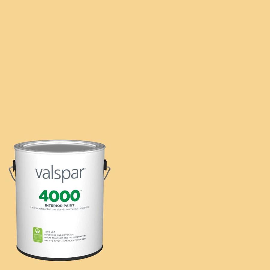 Valspar 4000 Flat Classical Yellow Hgsw2865 Interior Paint (1Gallon