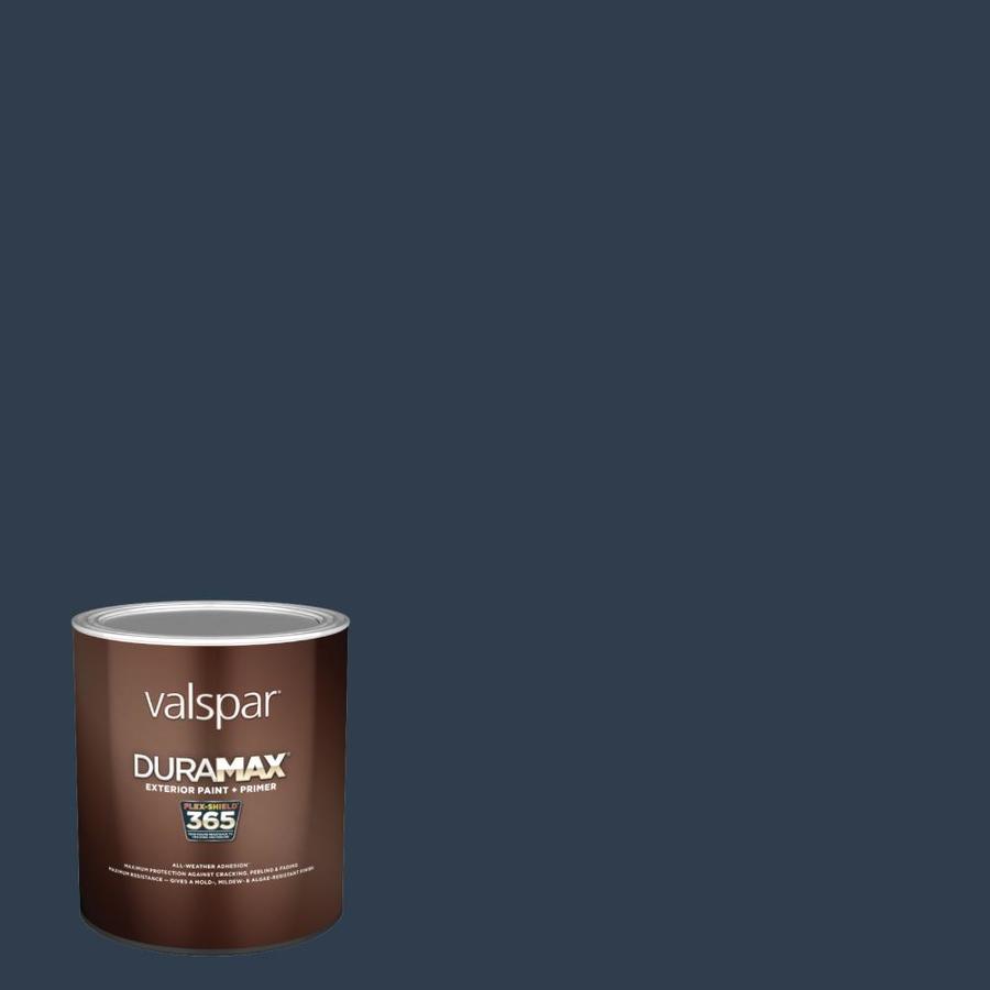 Valspar Duramax Satin Naval Hgsw3351 Exterior Paint (1Quart) in the