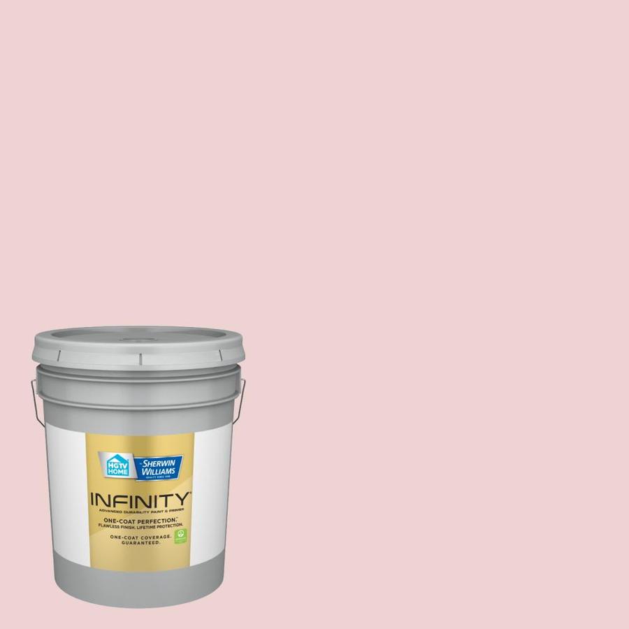 HGTV HOME by SherwinWilliams Infinity Eggshell Charming Pink Hgsw2047 Interior Paint (5Gallon