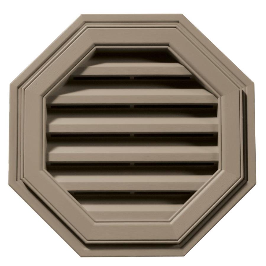 Vinyl Brown Gable Vents at