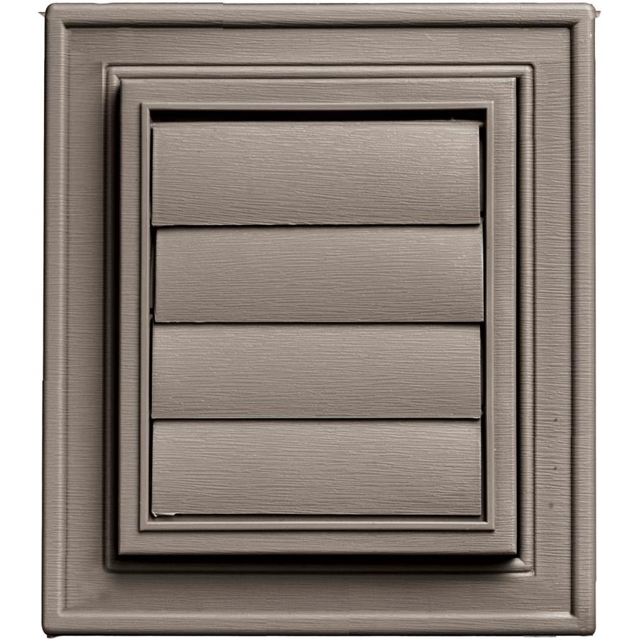 Builders Edge 4in Plastic Louvered Dryer Vent Cap in the Dryer Vent