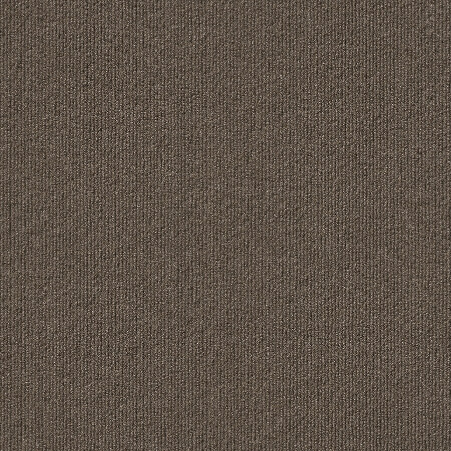 Varna 16Pack 18in Espresso Pattern PeelandStick Carpet Tile in the