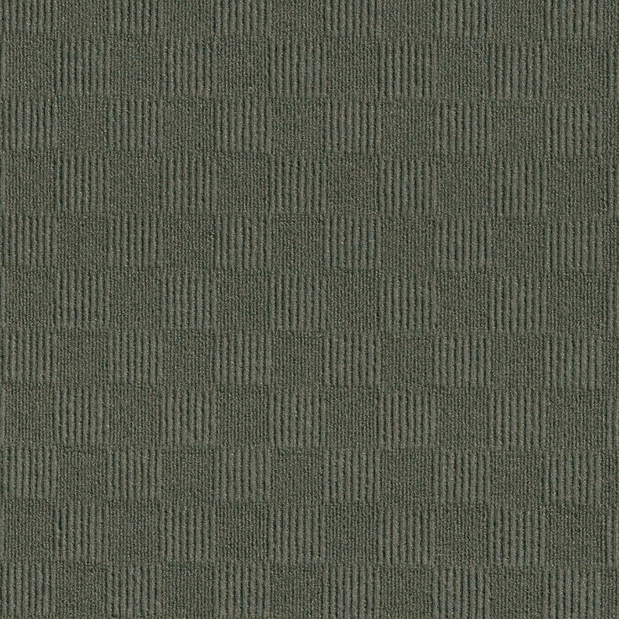 Foss Framework 15Pack 24in Olive Pattern PeelandStick Carpet Tile