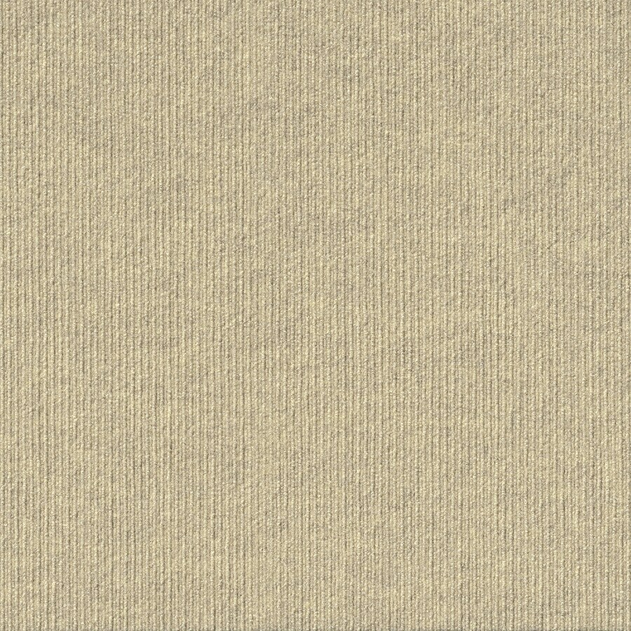 Vanguard 15Pack 24in Ivory Needlebond Peel and Stick Carpet Tile at