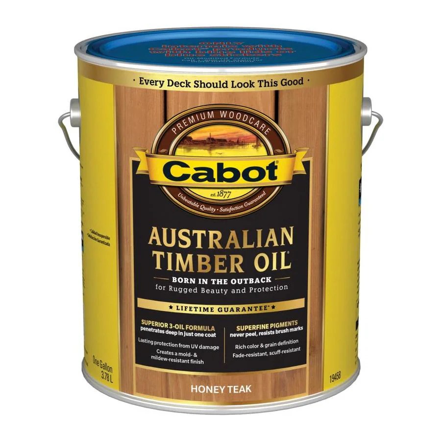 Cabot Australian Timber Oil PreTinted Honey Teak Transparent Exterior