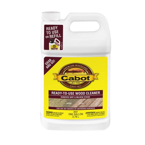 Cabot 128fl oz Biodegradable Deck Cleaner in the Deck Cleaners