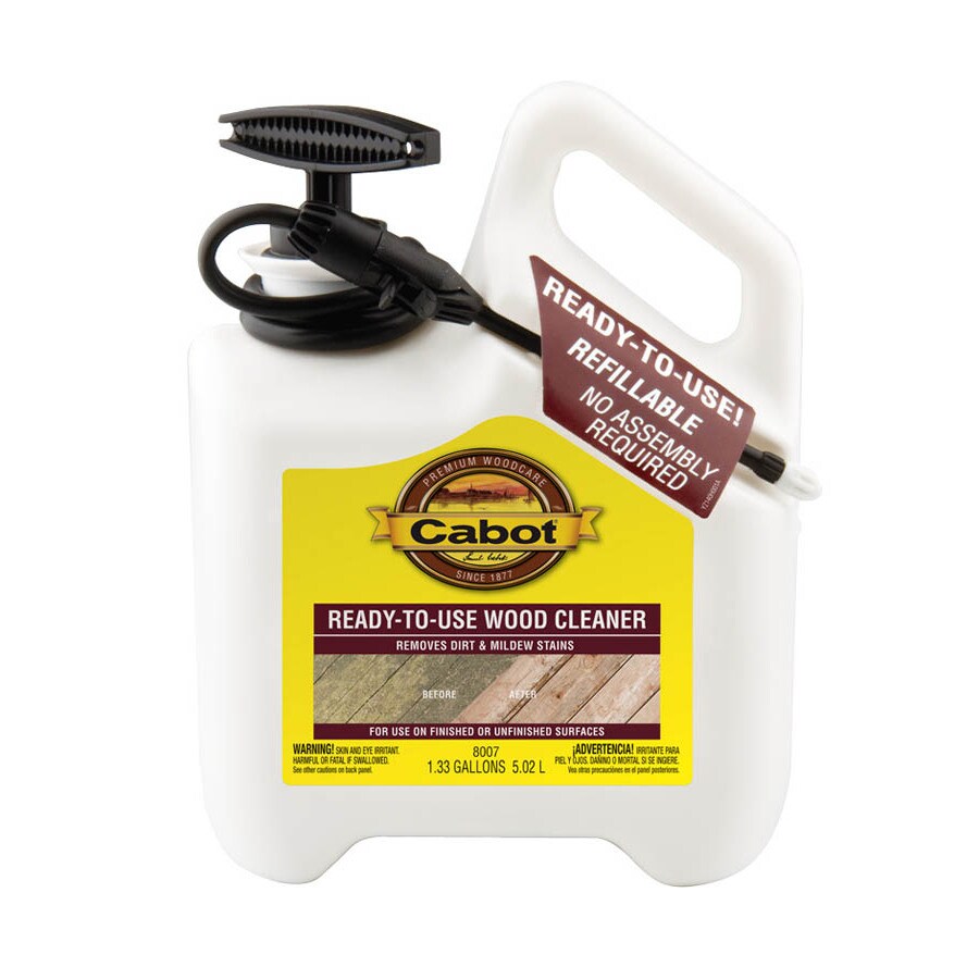 Cabot 1.3Gallon ReadytoUse Wood Cleaner Deck Wash in the Deck
