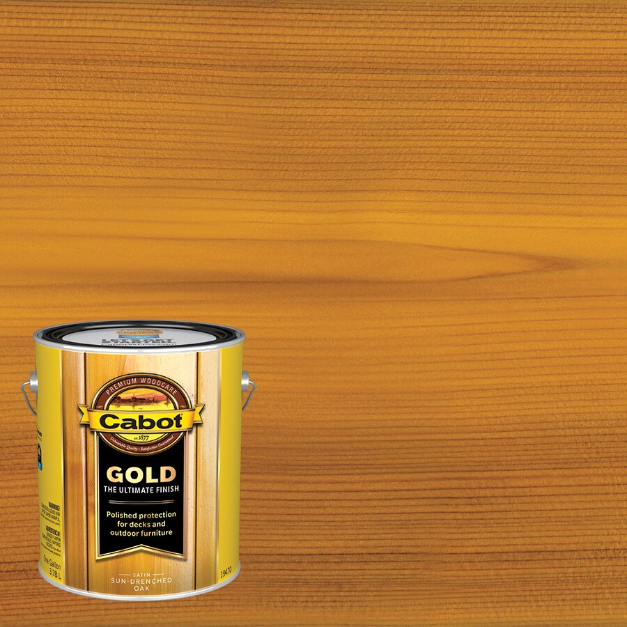 Cabot Gold PreTinted Sun Drenched Oak Transparent Exterior Stain and