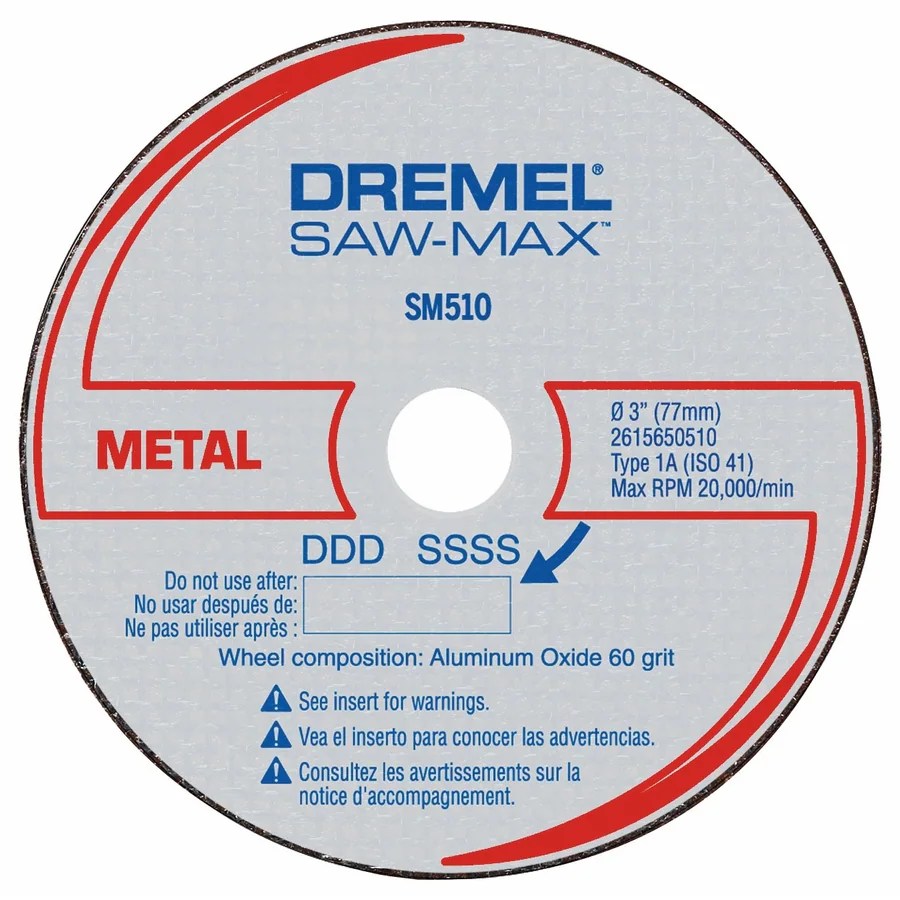 Dremel 3Piece 3in SawMax Metal CutOff Wheel at