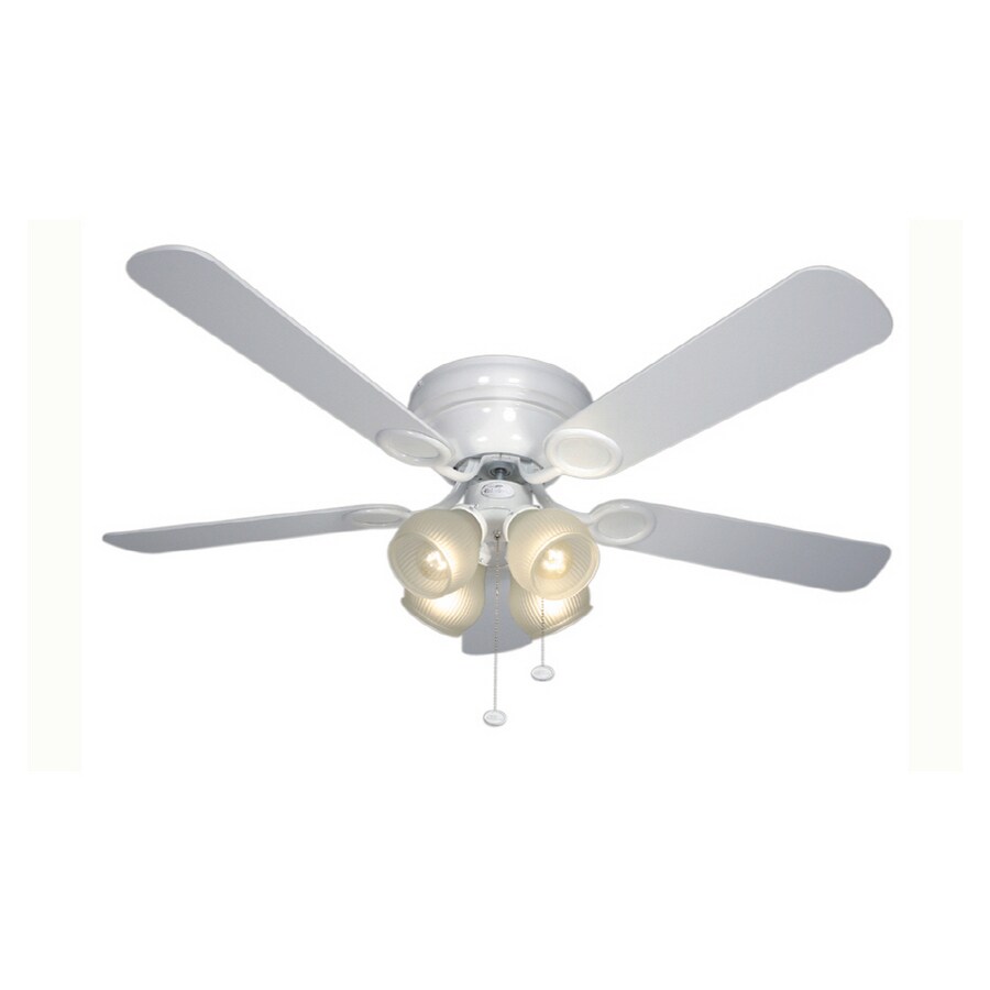 Harbor Breeze 52" Cheshire Matte White Ceiling Fan at
