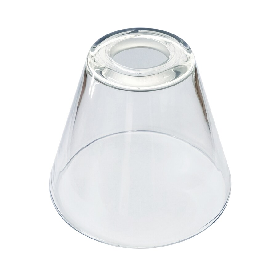 Style Selections 5.06in H 6in W Clear Clear Glass Cone Vanity Light