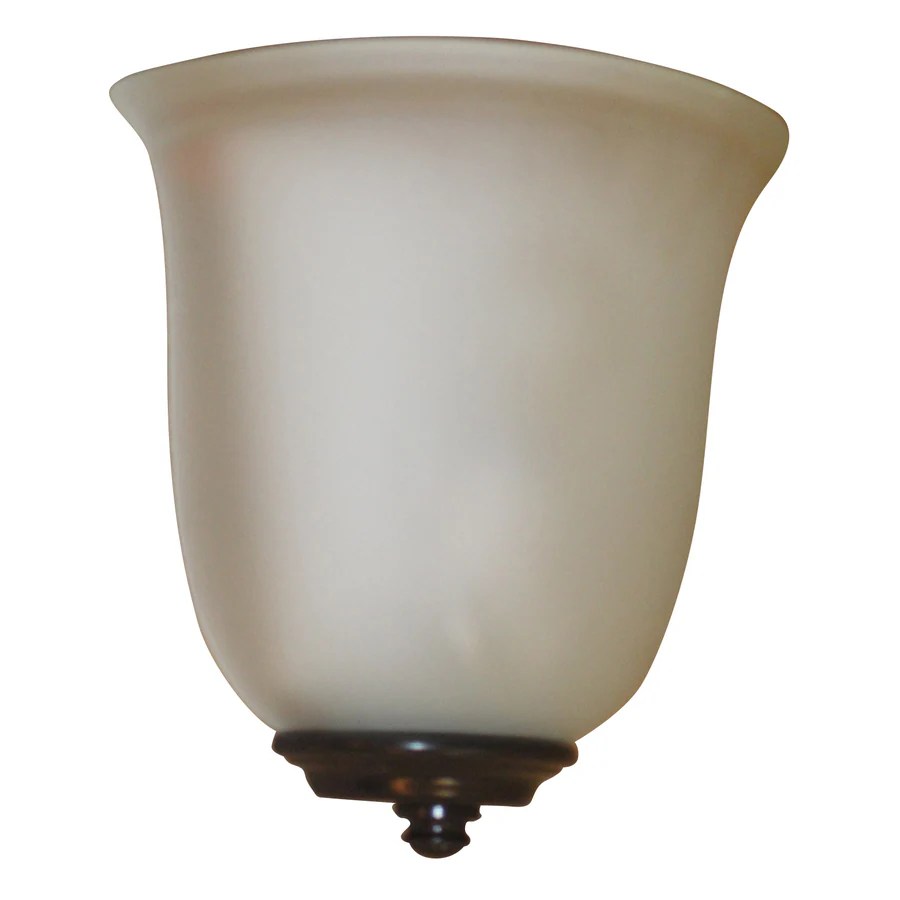 Shop Portfolio 8.5in W 1Light Bronze Pocket Battery Wall Sconce at