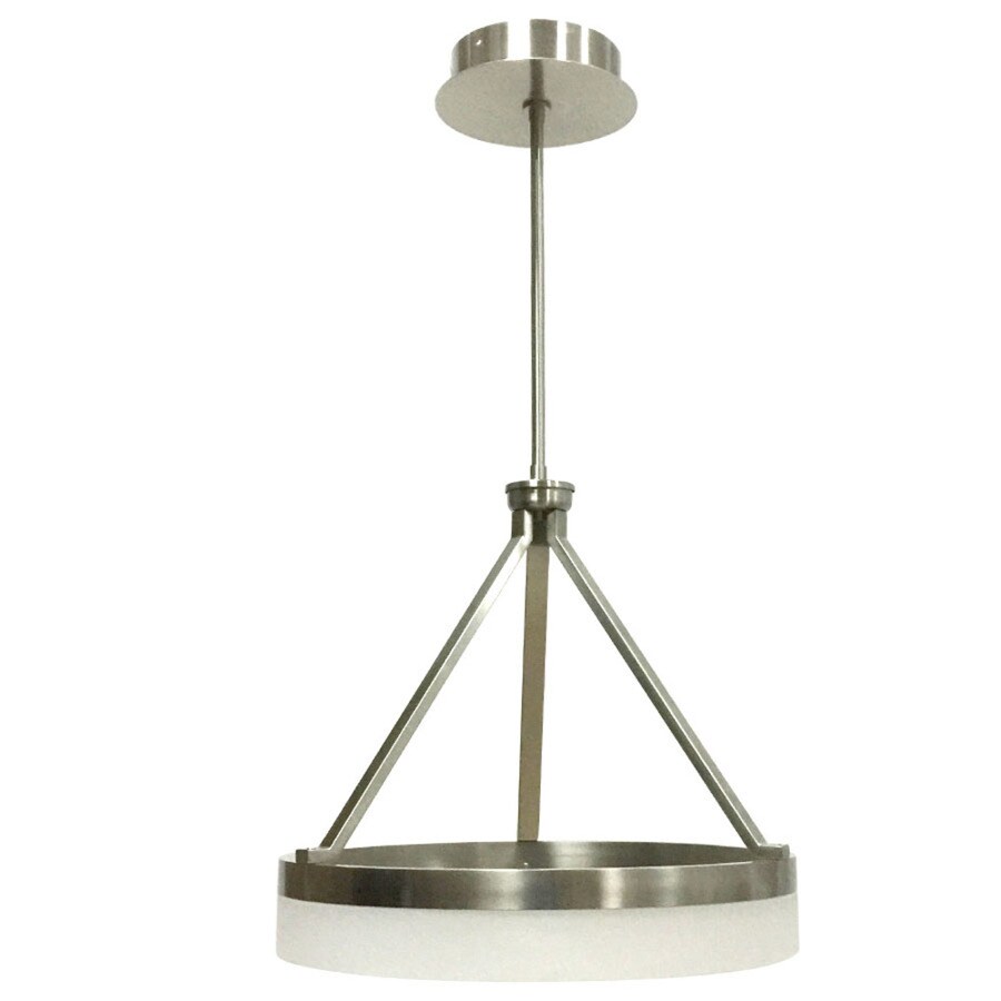 Style Selections Lynnpark Brushed Nickel Modern/Contemporary Cylinder