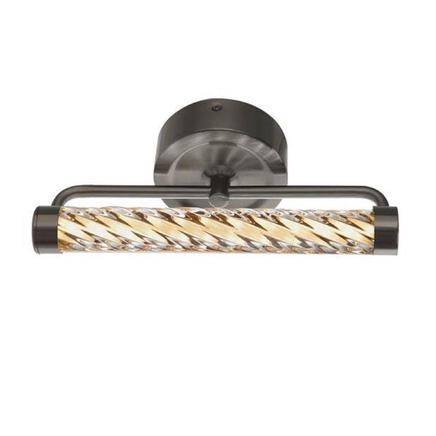 Allen + roth Cassidy 1Light 12in Brushed Nickel LED Vanity Light at