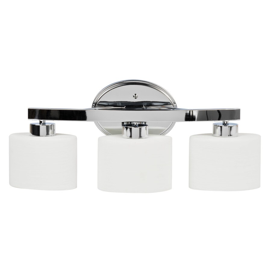 allen + roth Merington 3Light Chrome Modern/Contemporary Vanity Light