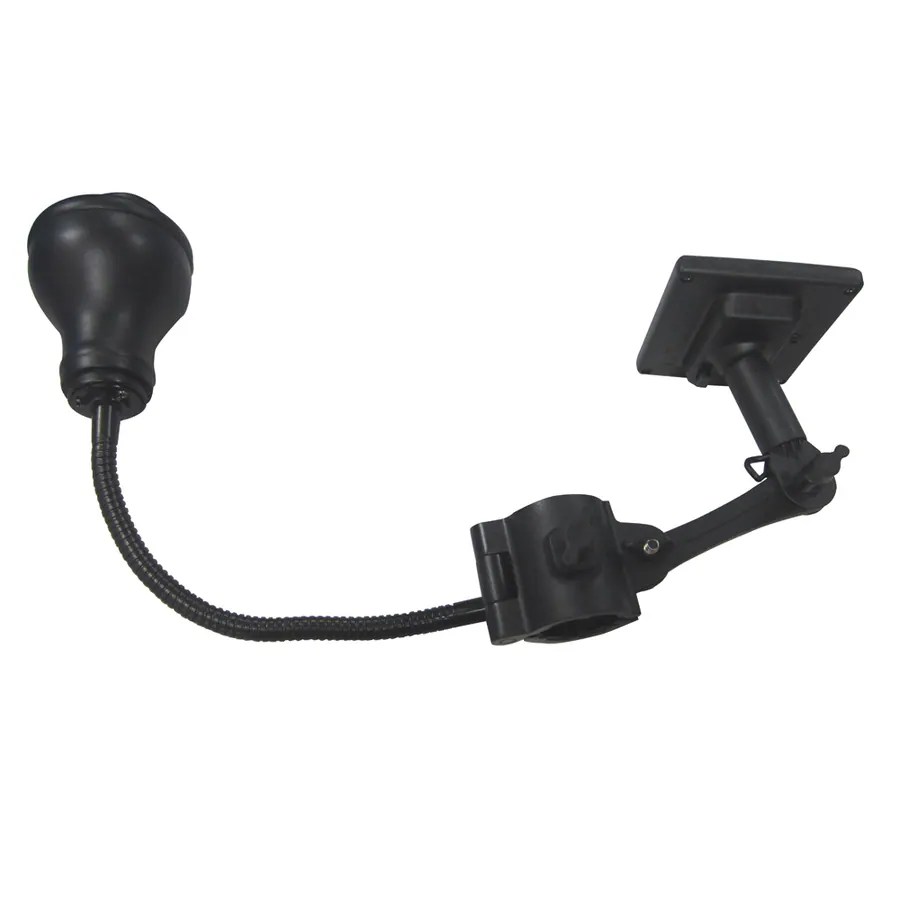Shop Litex Black Plastic Solar Powered Flag Pole Light at